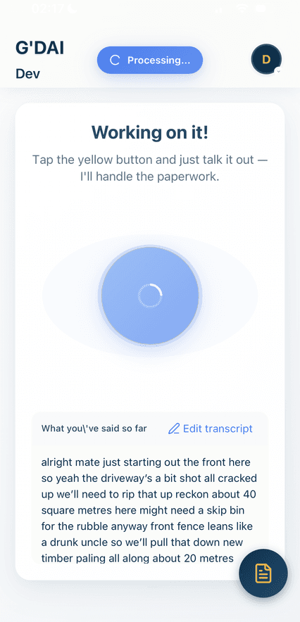 No More Typing At Midnight
